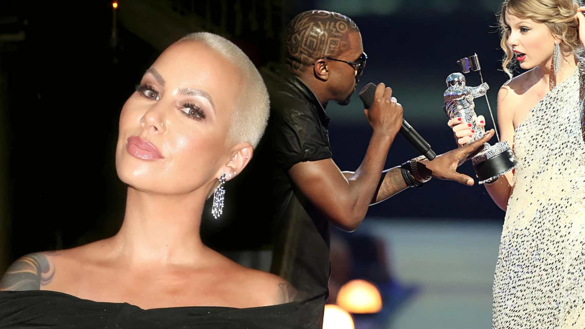 Amber Rose Says She Pushed Kanye To Drink Before VMAs