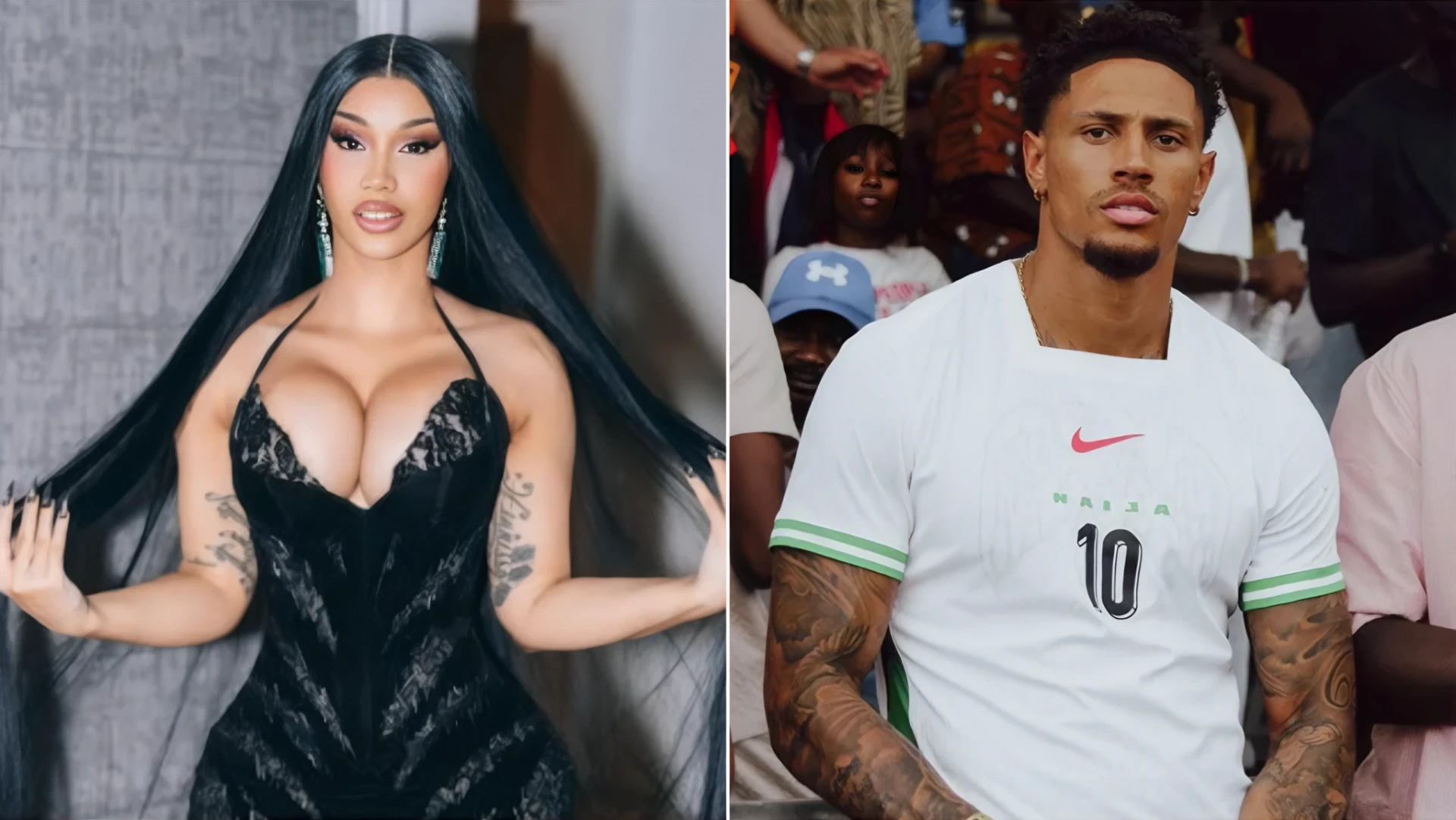 Cardi B Sparks Dating Rumors With Nigerian Soccer Star In Paris