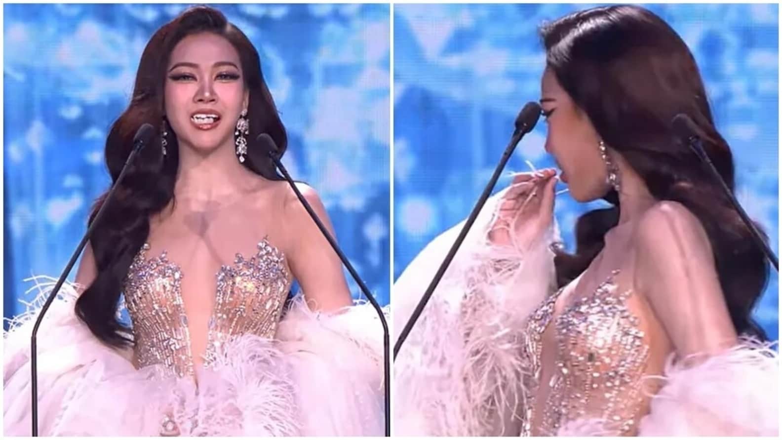 Miss Grand Thailand Teeth Fall Out Live On Stage