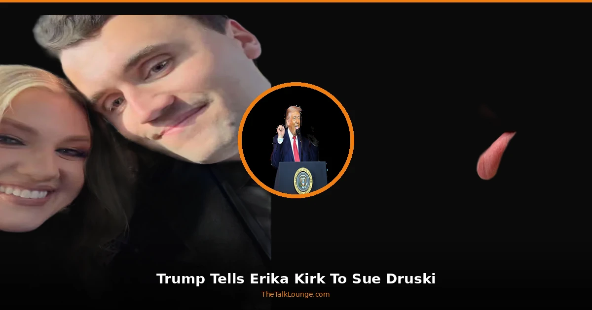 Trump Tells Erika Kirk To Sue Druski Over Viral Conservative Woman Skit