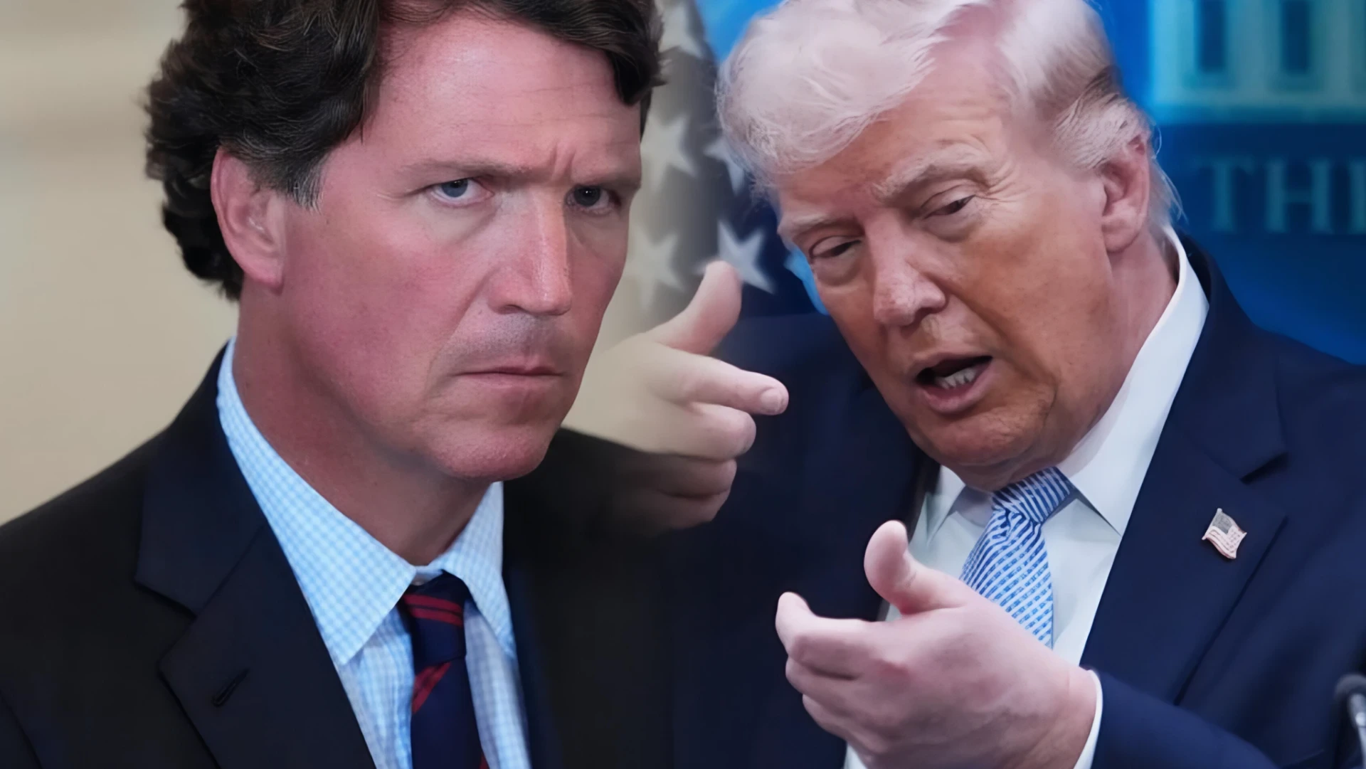 Tucker Carlson Rips Trump Over Expletive Easter Post