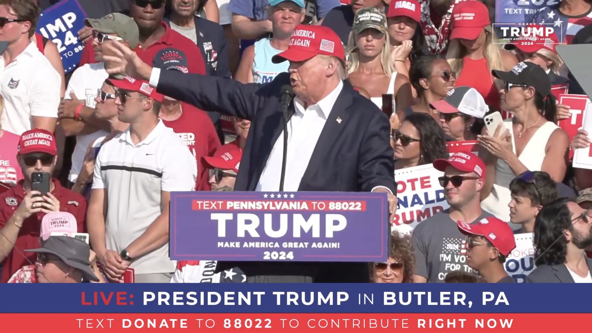 Man Who Died At Trump Pennsylvania Rally Has Been Identified